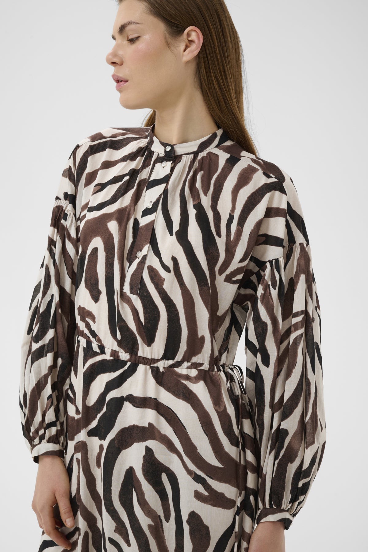 Inwear mekko RosalieIW Drawstring  Dress, Haze Zebrah