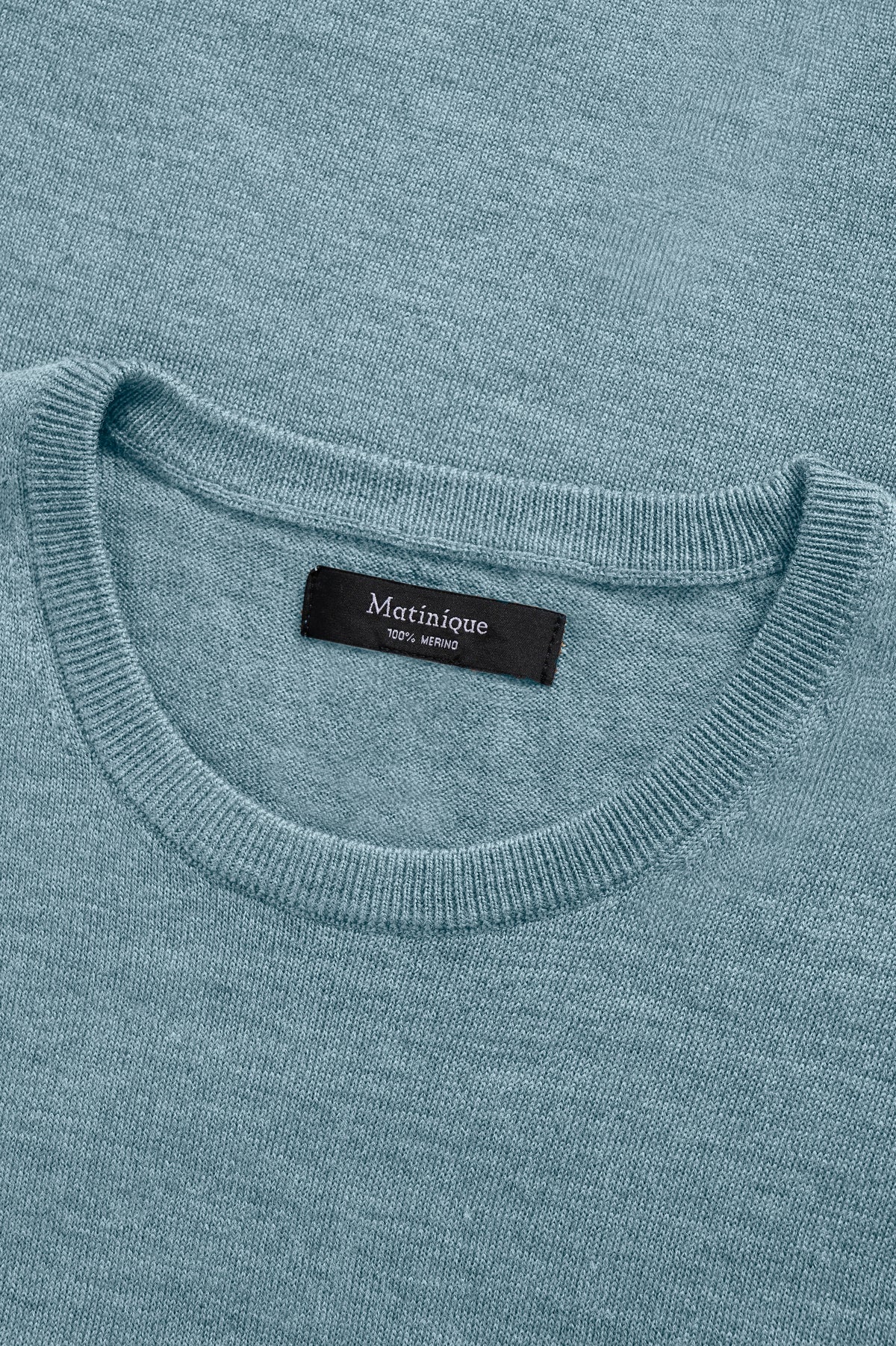 Matinique miesten neulepusero Margrate Merino Pullover, Oceanview Melange