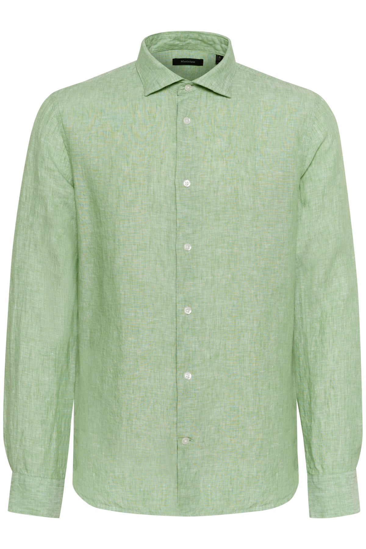 Matinique miesten kauluspaita MAmarc Linen Shirt, Jadesheen