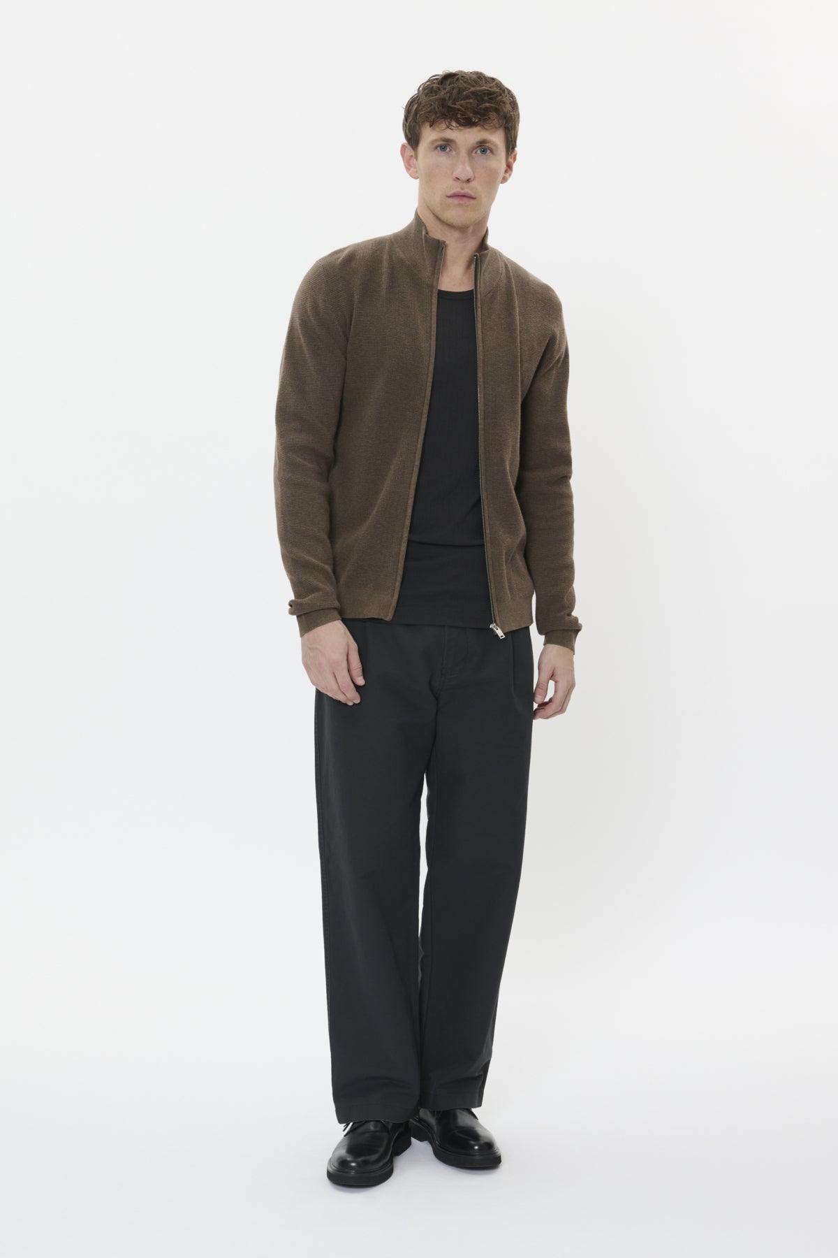 Matinique miesten neuletakki K Malagoon Gardigan, Morel Melange