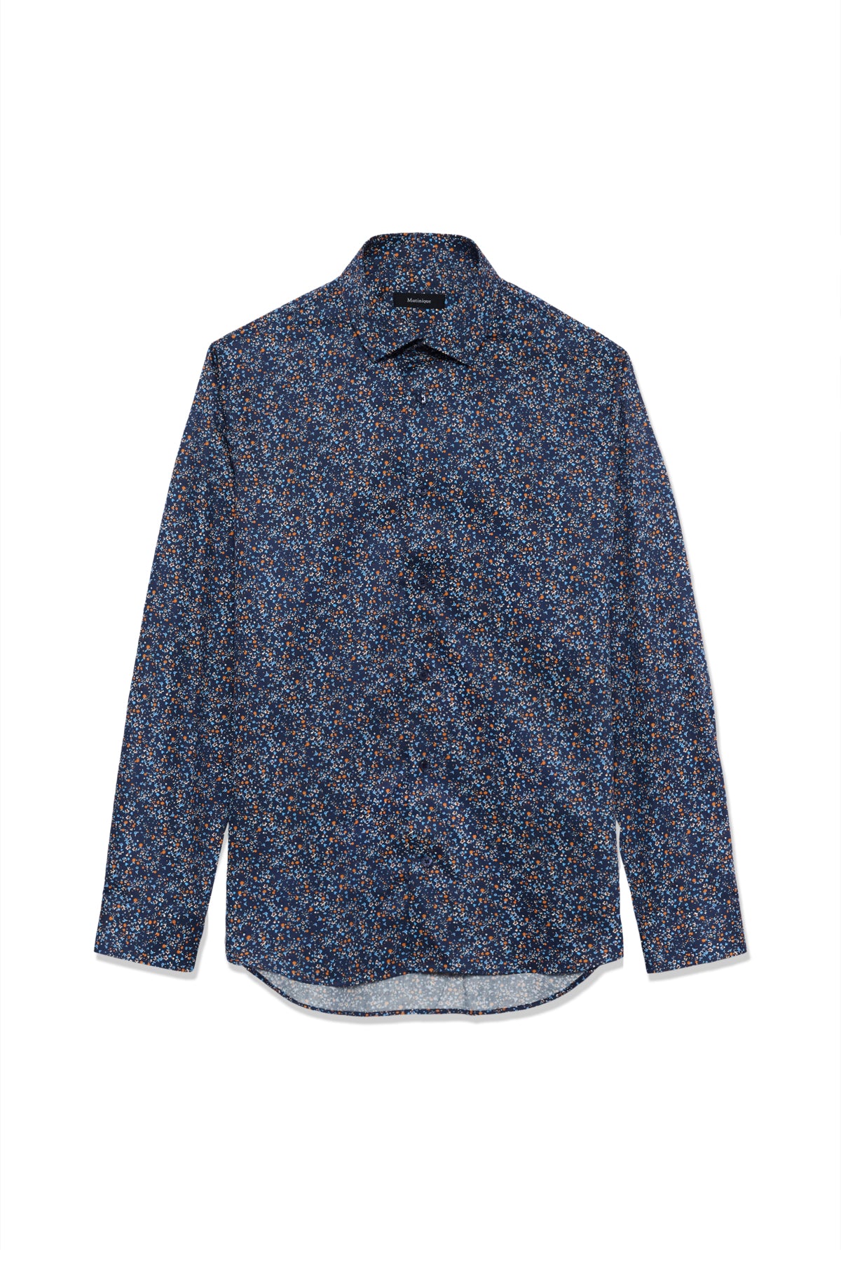 Matinique miesten kauluspaita MATrostol BN Cotton, Dark Navy