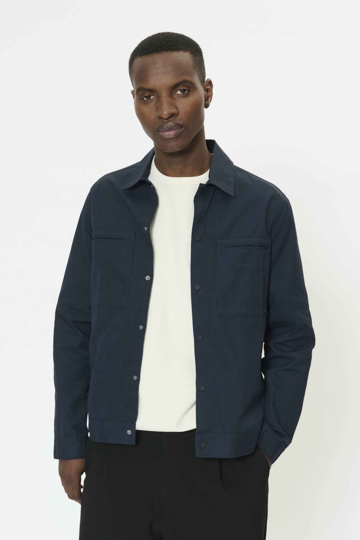 Matinique miesten paitatakki MASolomon Overshirt Jacket, Dark Navy