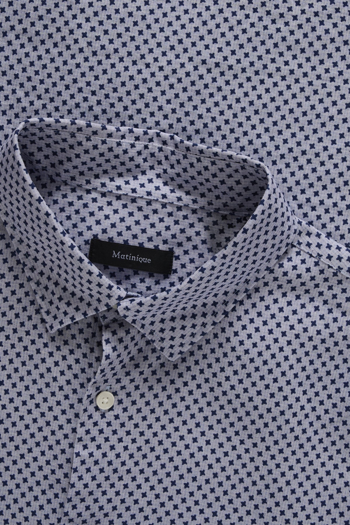 Matinique miesten Kauluspaita Matrostol Bu Ss Shirt, Dark Navy