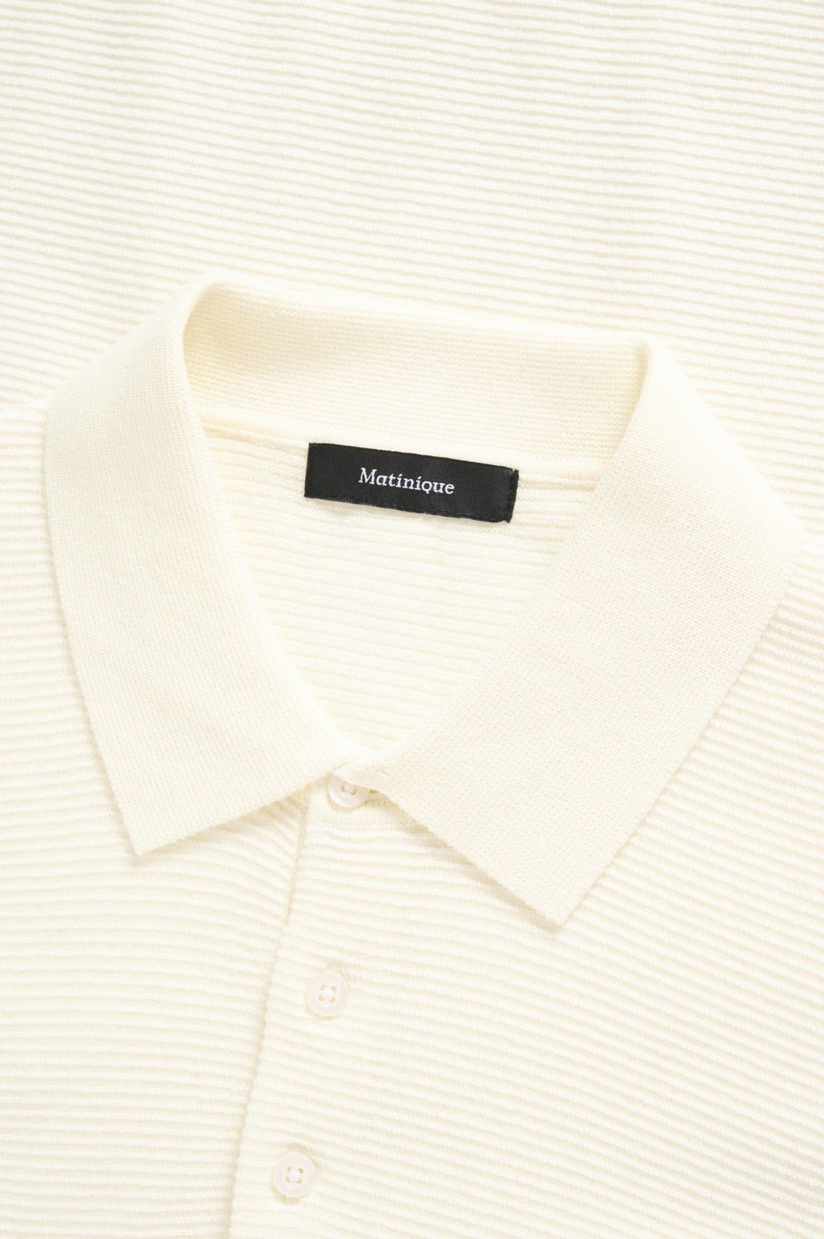 Matinique miesten pikeepaita MaPolo BB, Off White