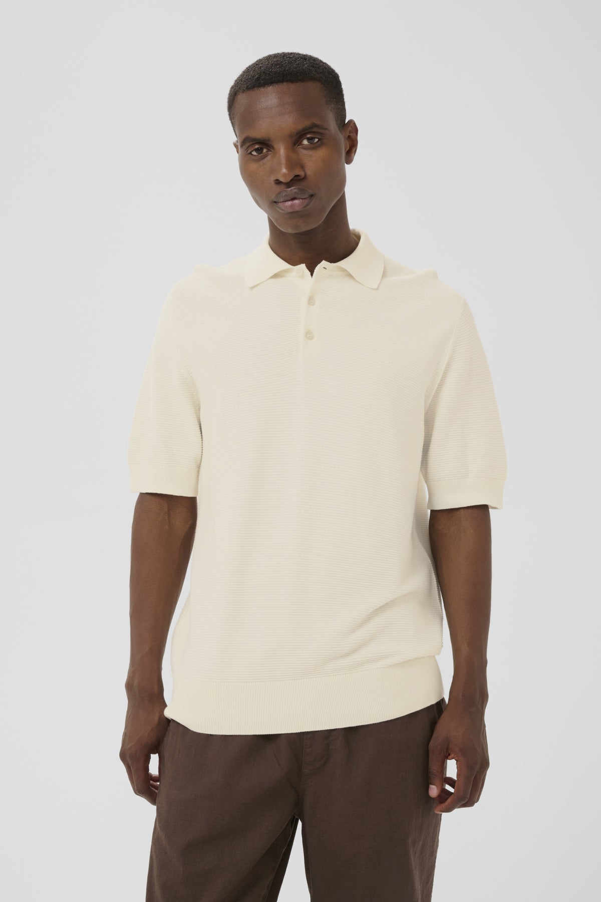 Matinique miesten pikeepaita MaPolo BB, Off White