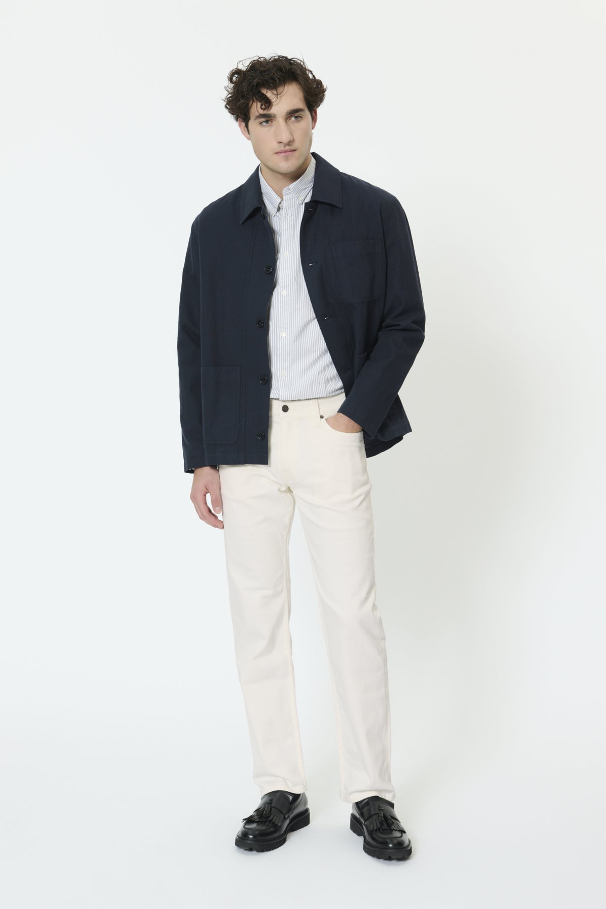 Matinique miesten farkut Mamike Jeans, Off White