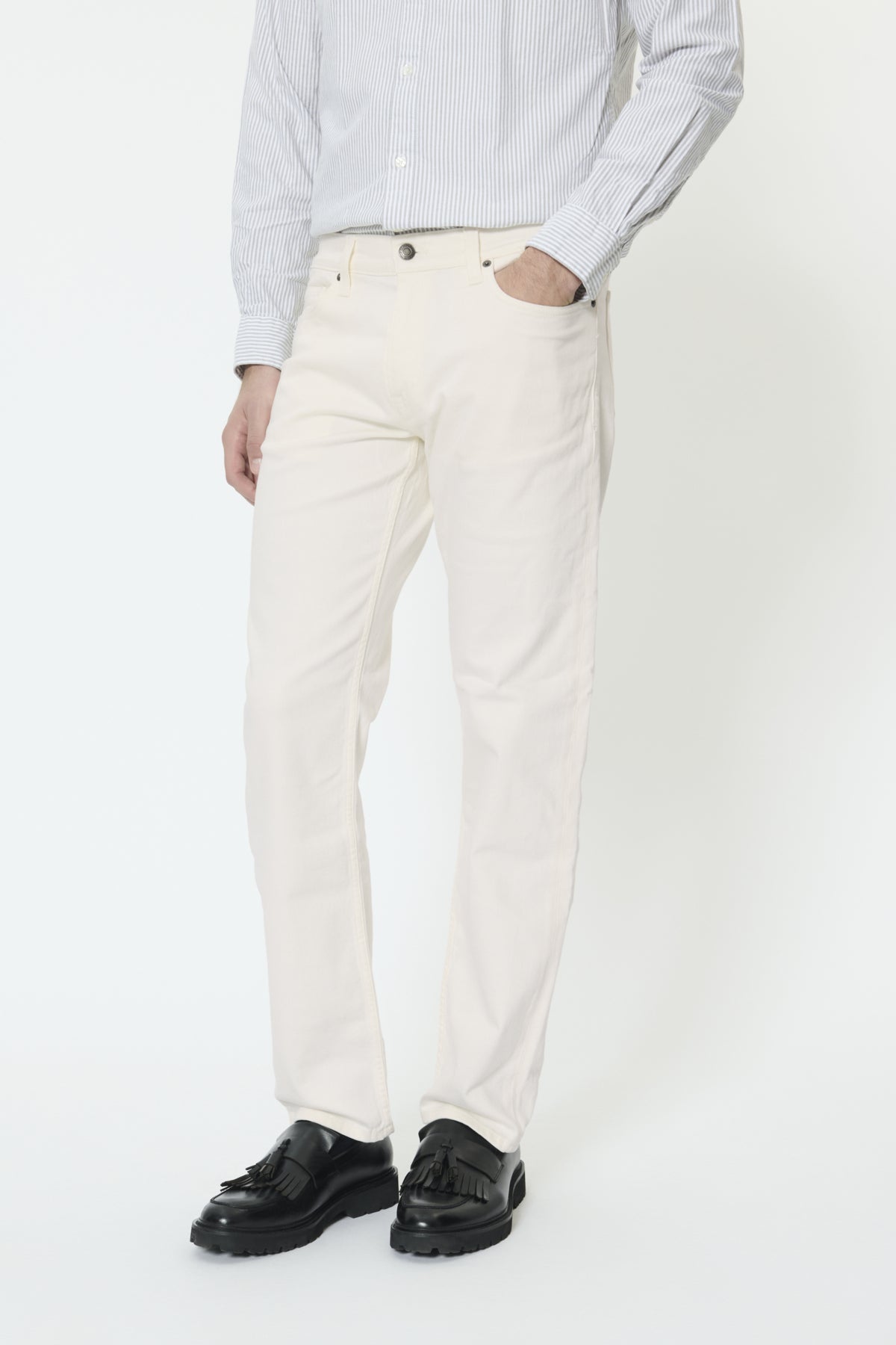 Matinique miesten farkut Mamike Jeans, Off White