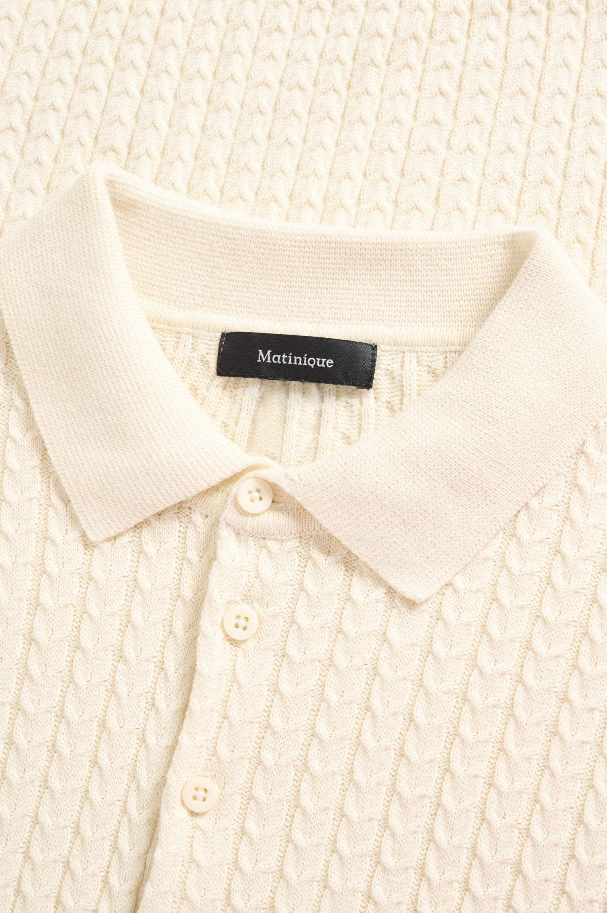 Matinique miesten pikeepaita Mapolo, Off White