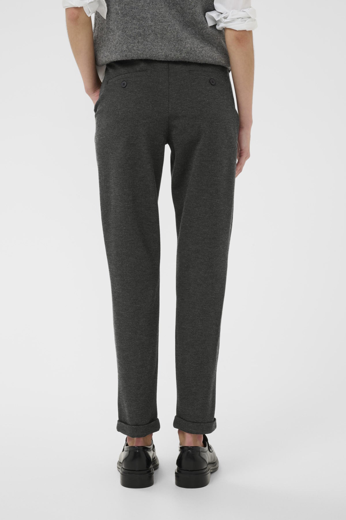 Part Two naisten housut K Mighty Pant, tumma harmaa