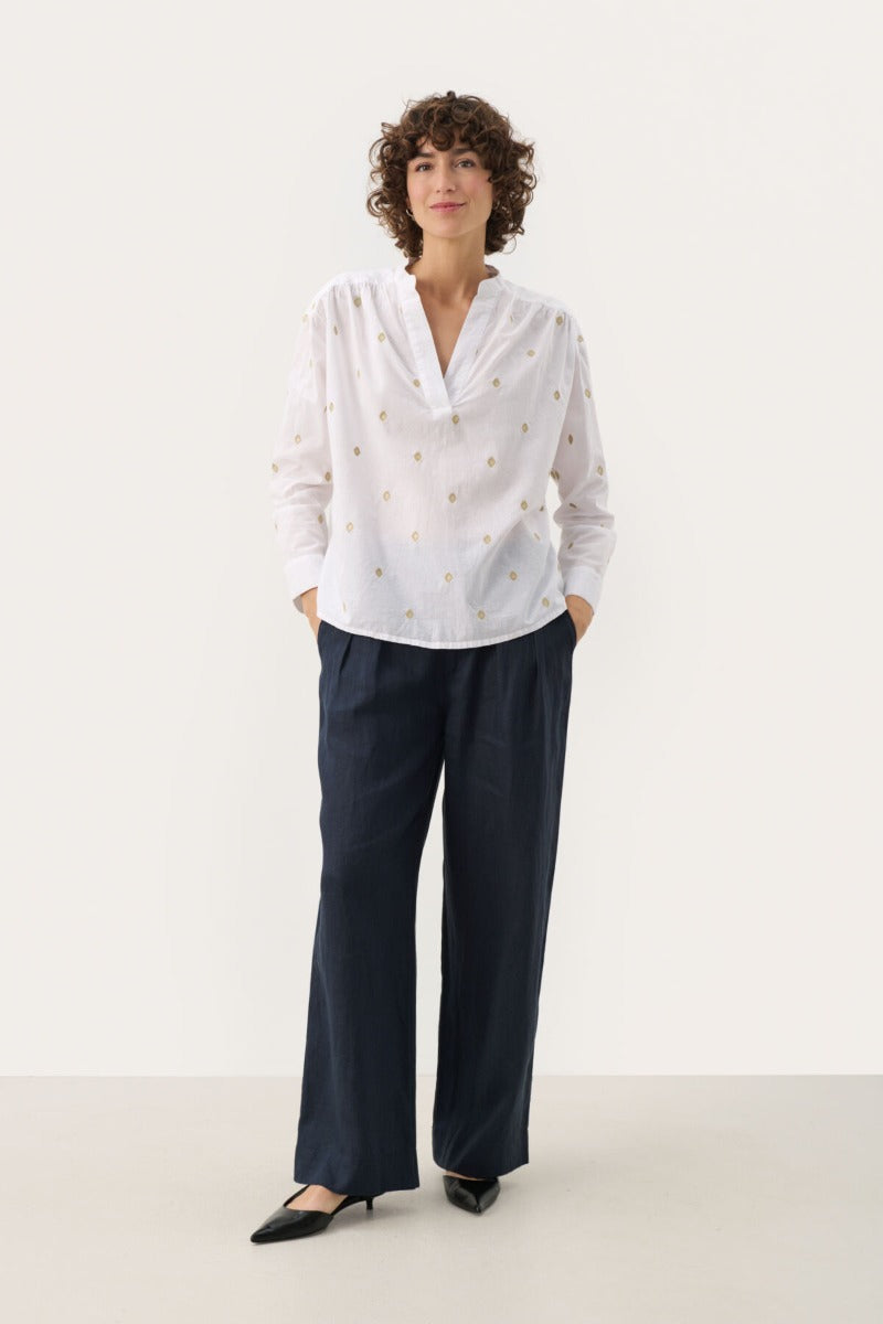 part-two-naisten-pusero-natalepw-blouse-bright-white-gold-embroid-1