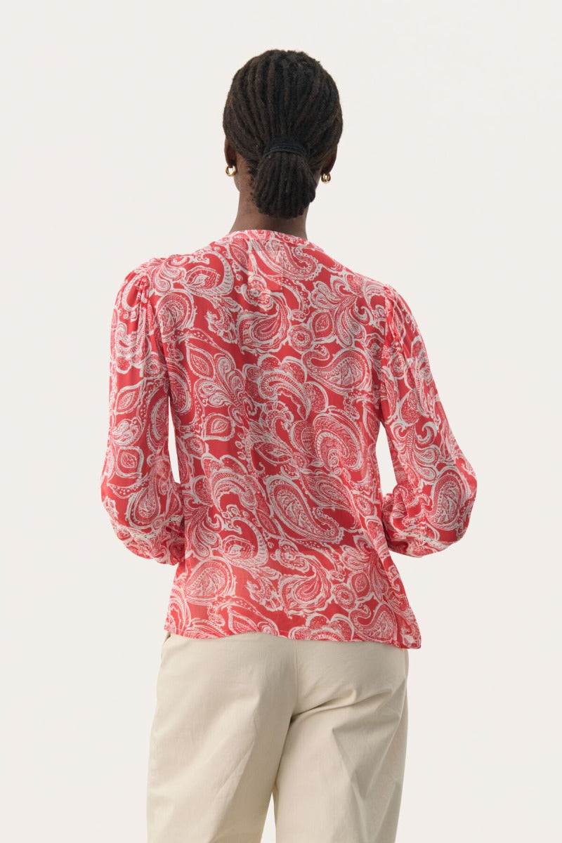 Part Two naisten pusero, NESMAPW SH Bittersweet Paisley Print