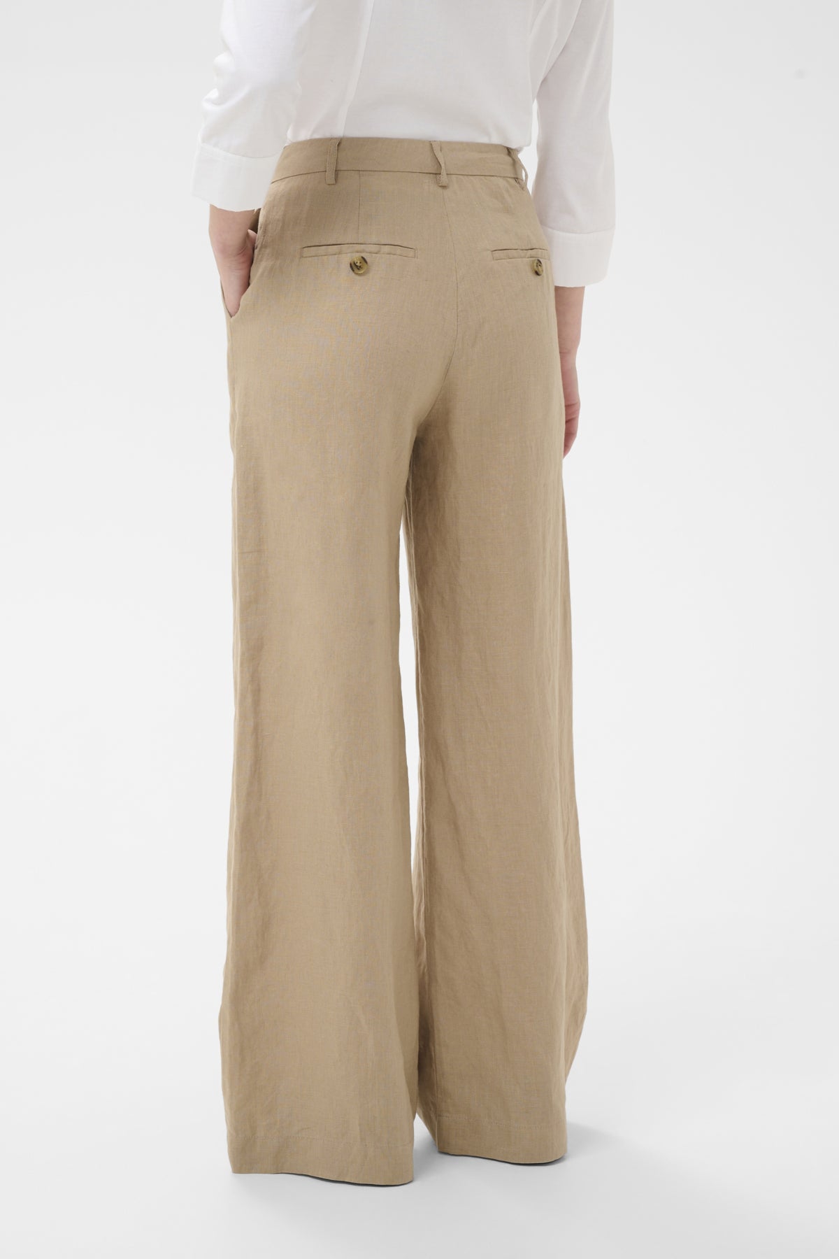 Part Two naisten housut NinnesPW PA, Silver Mink