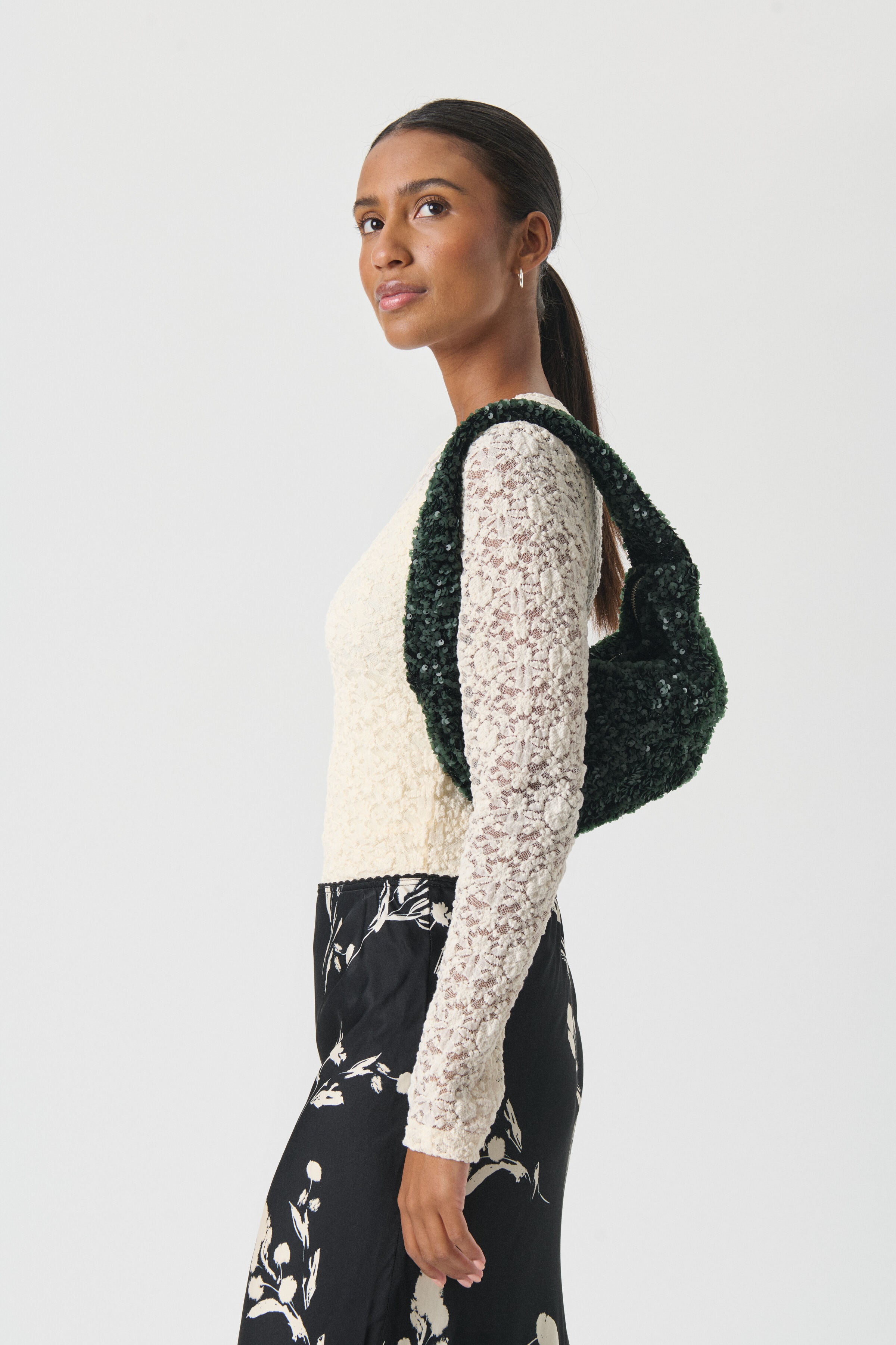 Part Two naisten laukku VIRIPW BA, Green Sequins