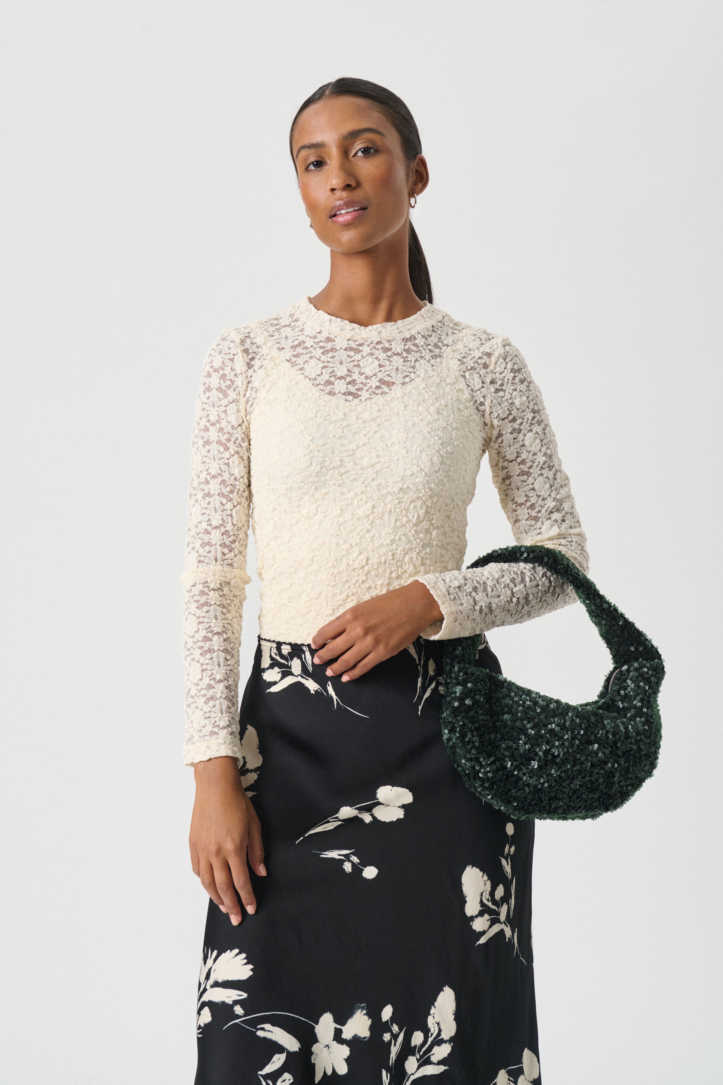 Part Two naisten laukku VIRIPW BA, Green Sequins