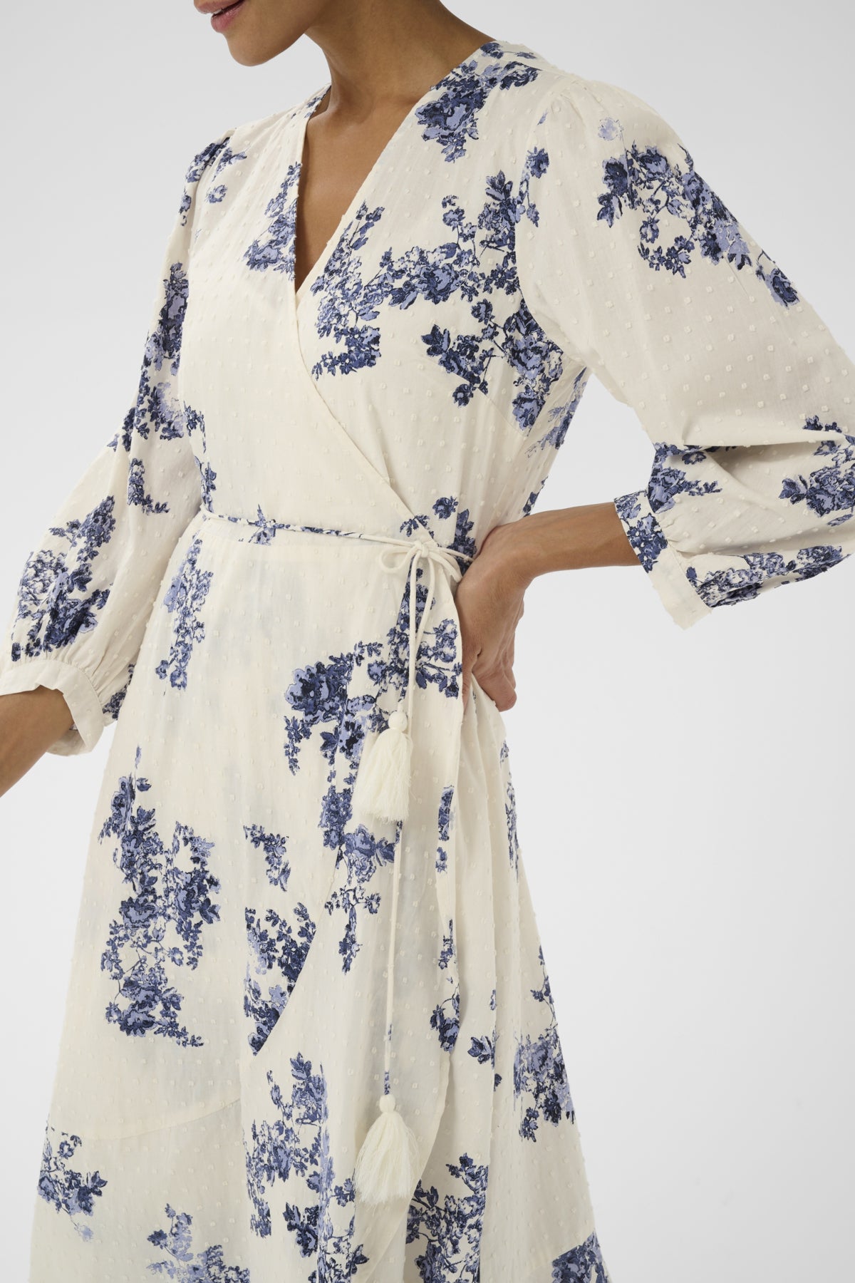 Part Two mekko ALYAPW DR, Blue Shadow Flower Print