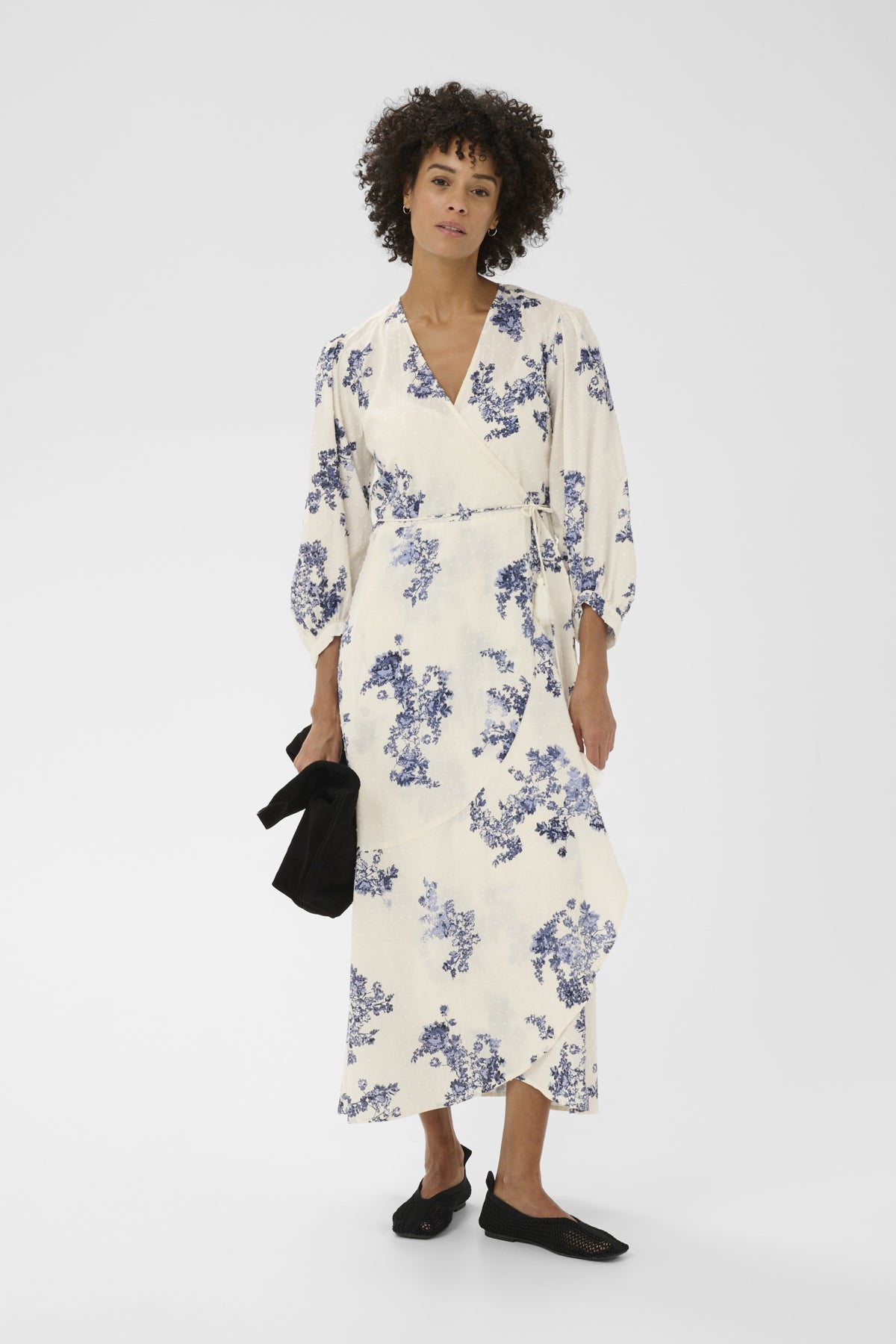 Part Two mekko ALYAPW DR, Blue Shadow Flower Print