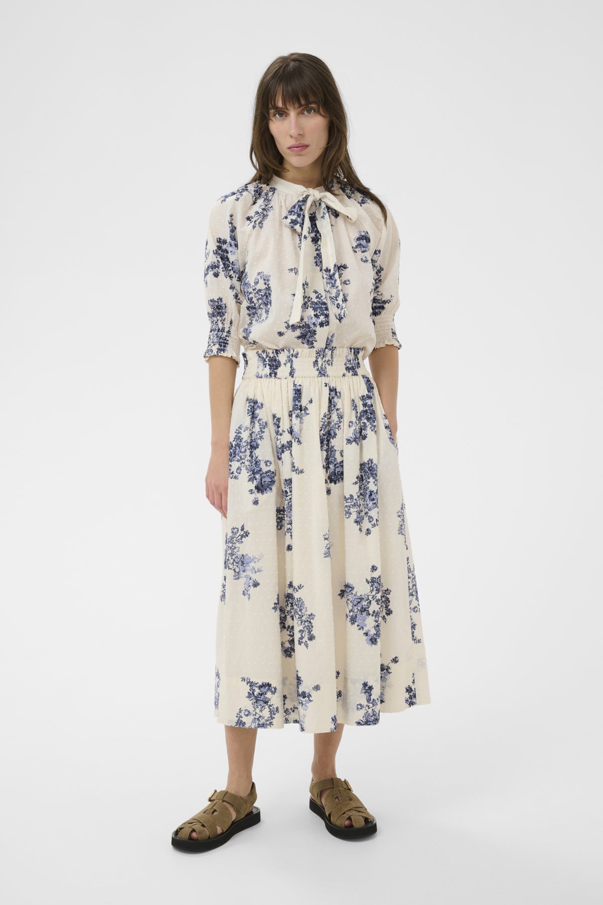 Part Two hame AMAIAPW SK, Blue Shadow Flower Print
