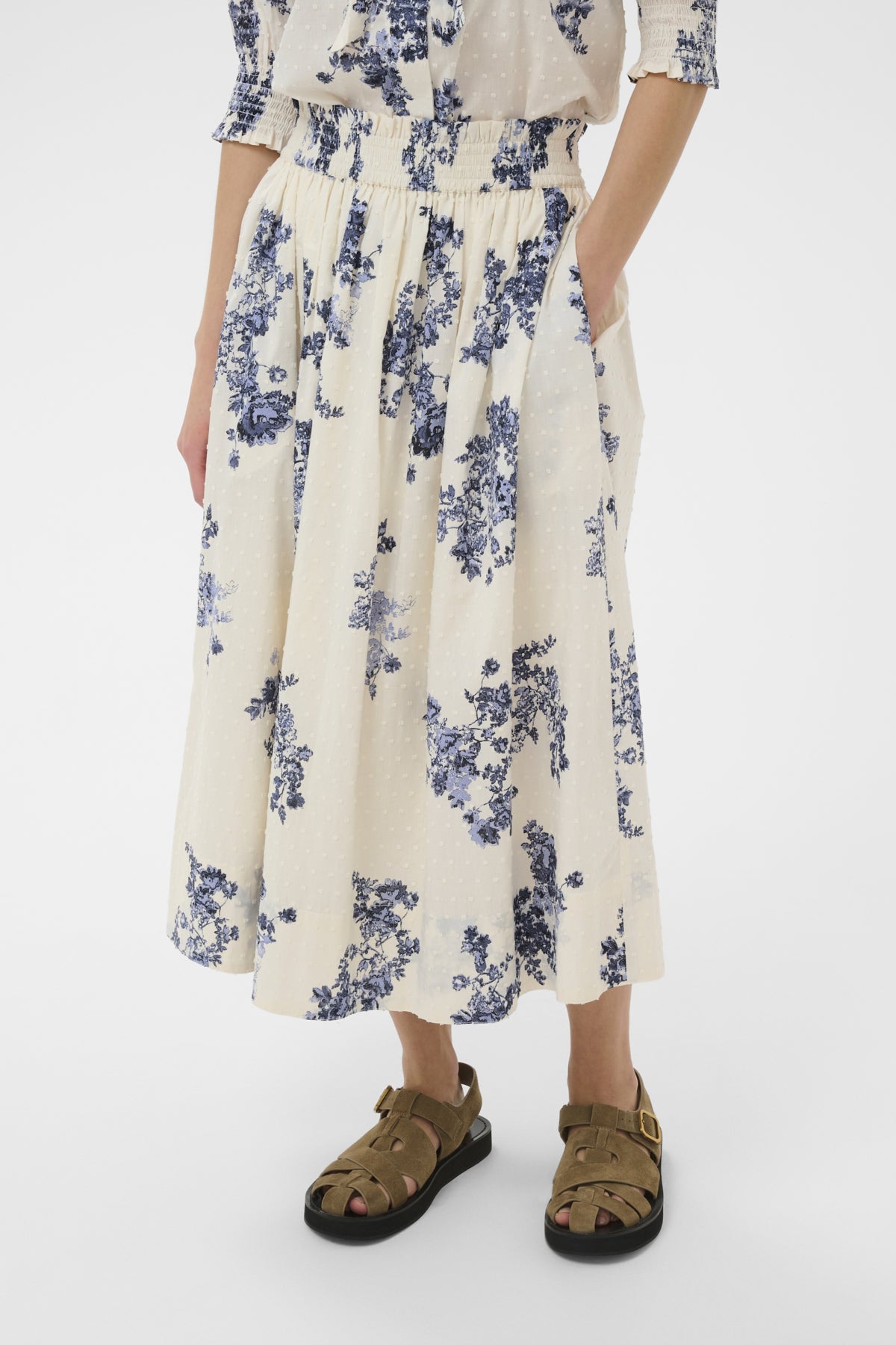 Part Two hame AMAIAPW SK, Blue Shadow Flower Print