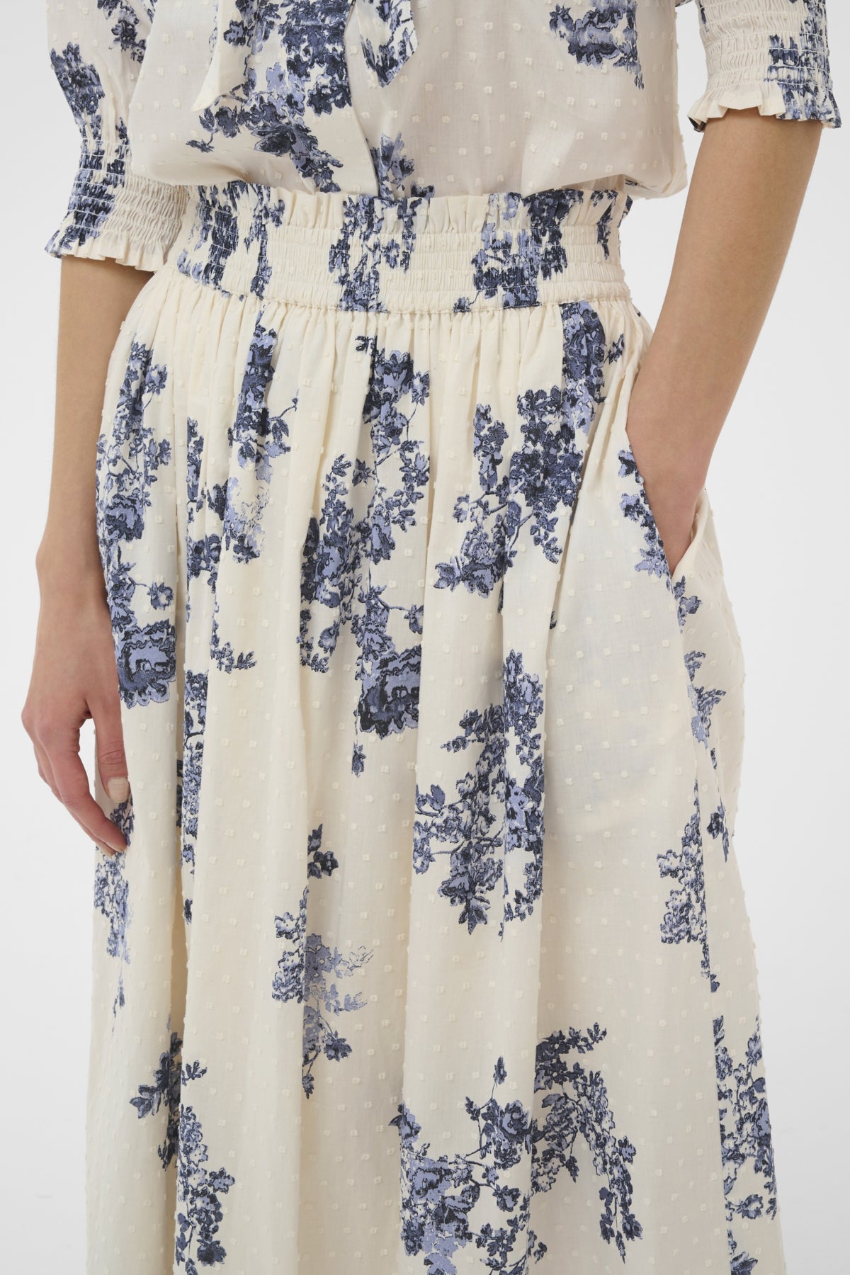 Part Two hame AMAIAPW SK, Blue Shadow Flower Print