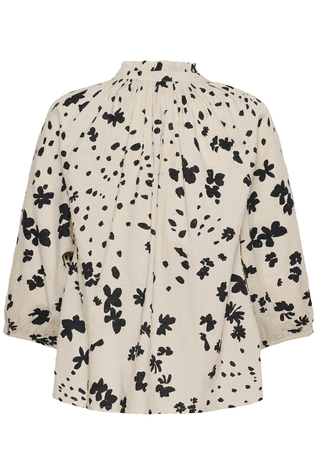 Part Two naisten pusero ALETTAPW BL, Black Dot Flower Print