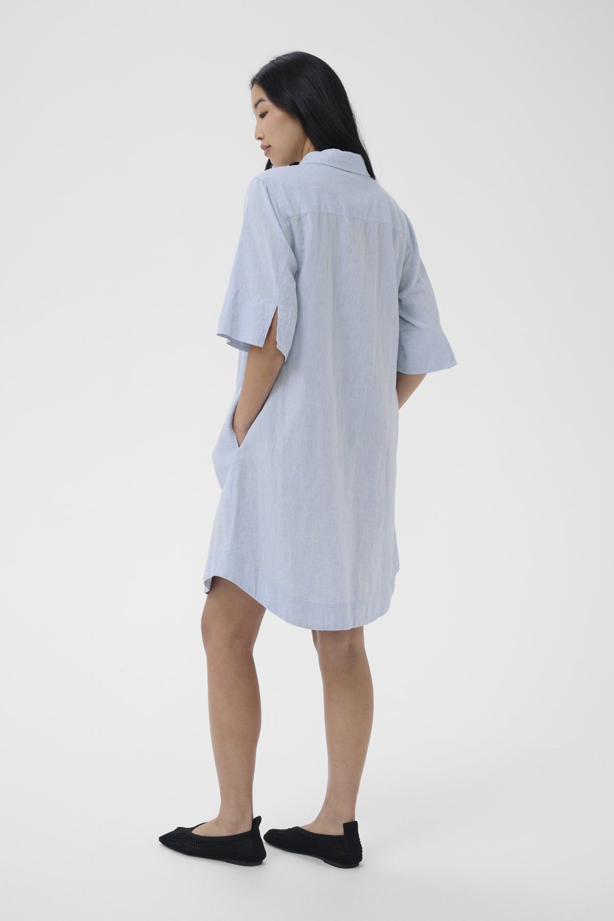 Part Two paitamekko BerritPW DR, Light Blue Chambray