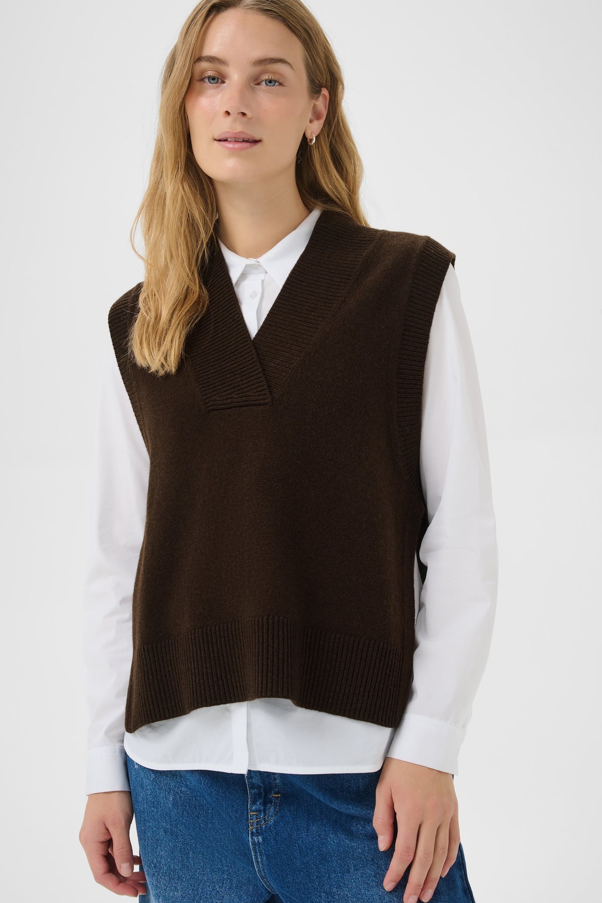 Part Two naisten neuleliivi DuhaPW Waistcoat, Mole