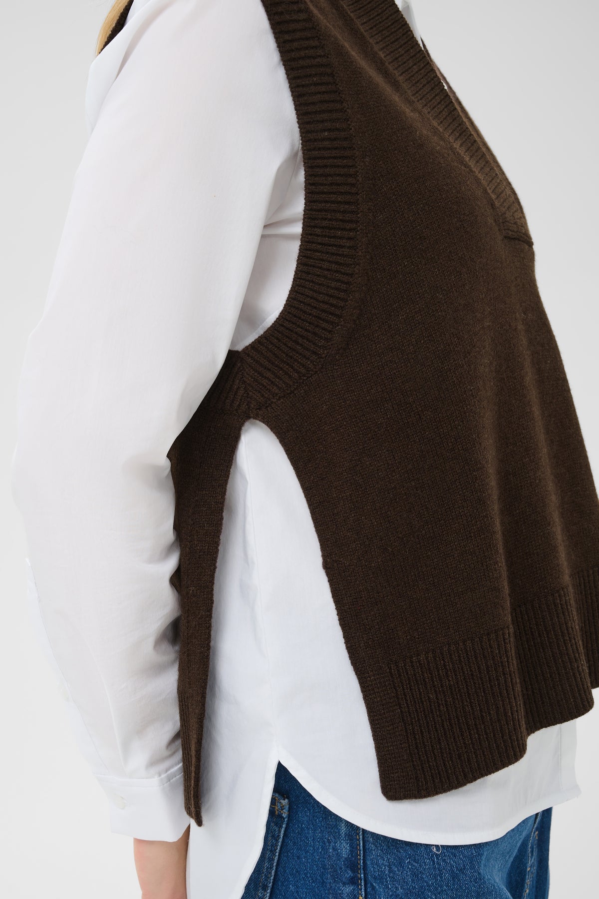 Part Two naisten neuleliivi DuhaPW Waistcoat, Mole