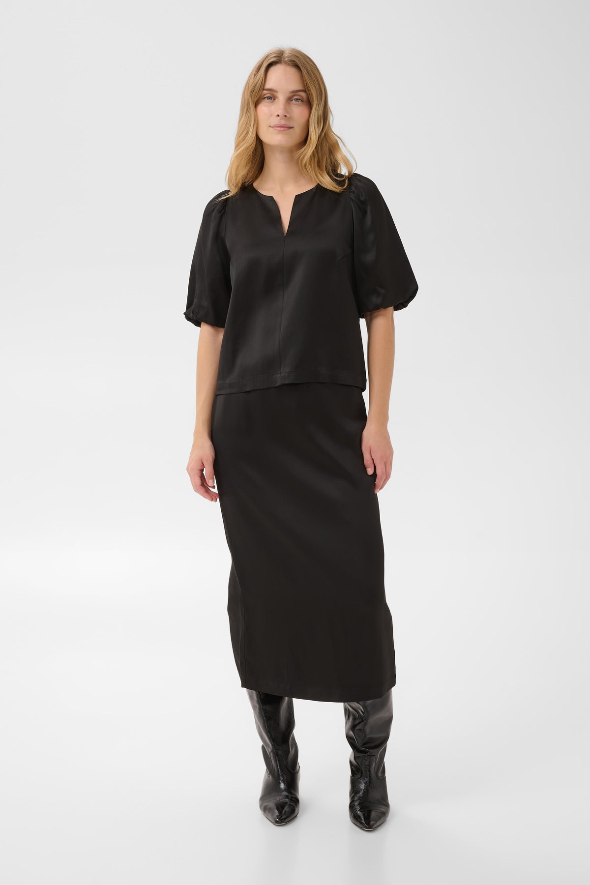 Part Two naisten pusero DunjaPW Blouse, musta