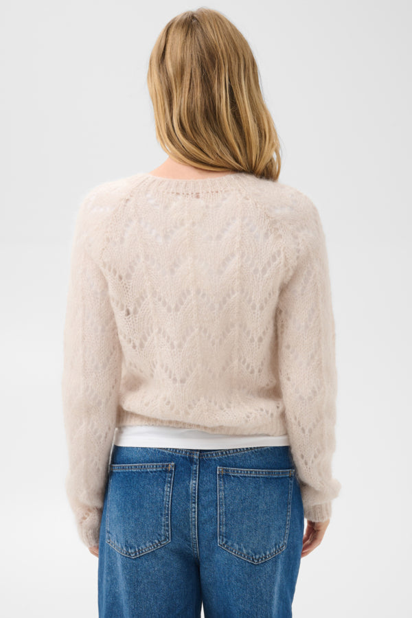 Part Two naisten neuletakki DinahPW Cardigan, Whitecap Gray