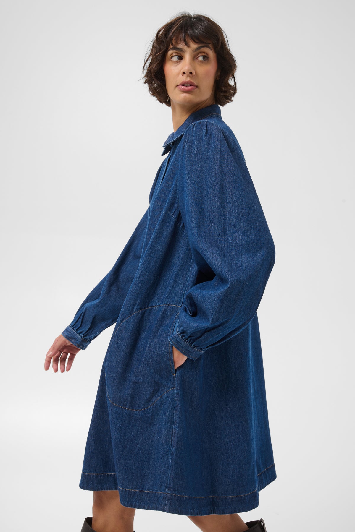 Part Two naisten paitamekko EleinanPW, Medium Dark Blue Den