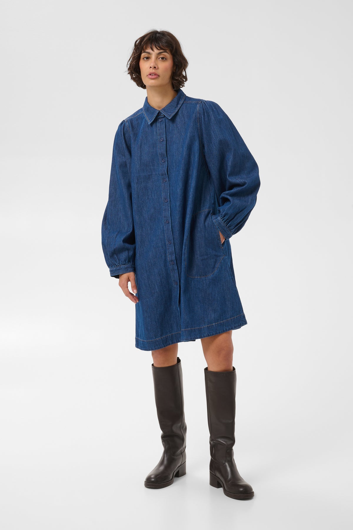 Part Two naisten paitamekko EleinanPW, Medium Dark Blue Den