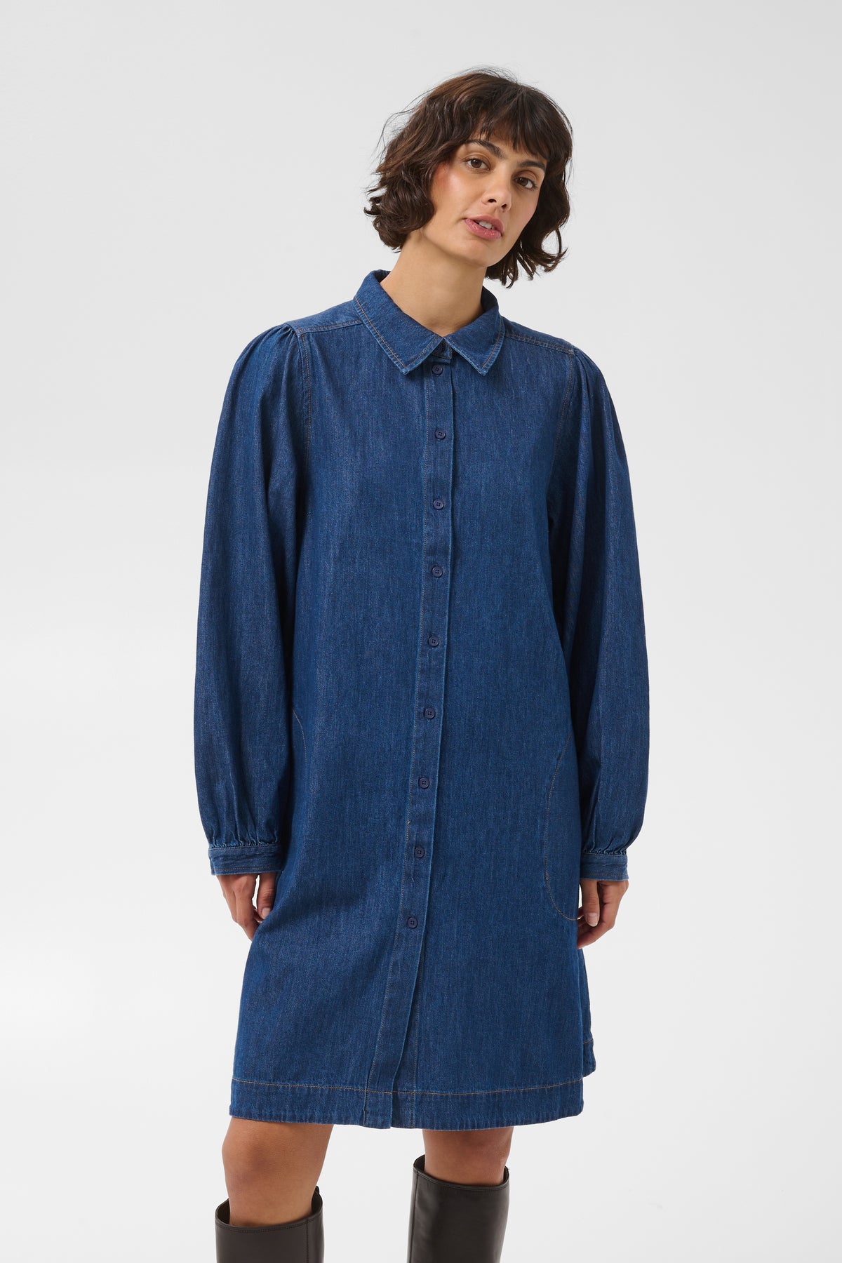Part Two naisten paitamekko EleinanPW, Medium Dark Blue Den