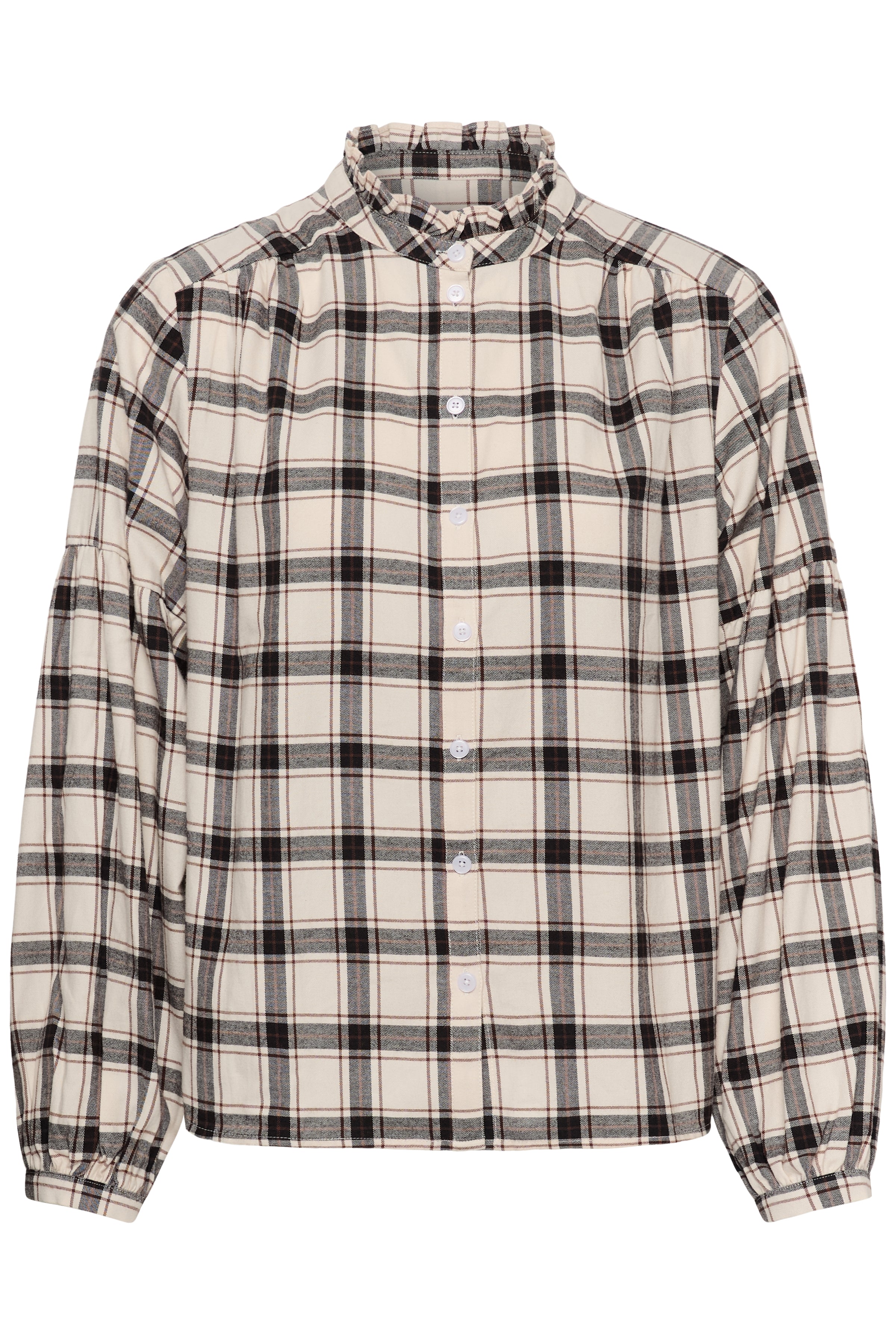 Part Two naisten paitapusero SamillaPW, Dark Navy/Mole Check