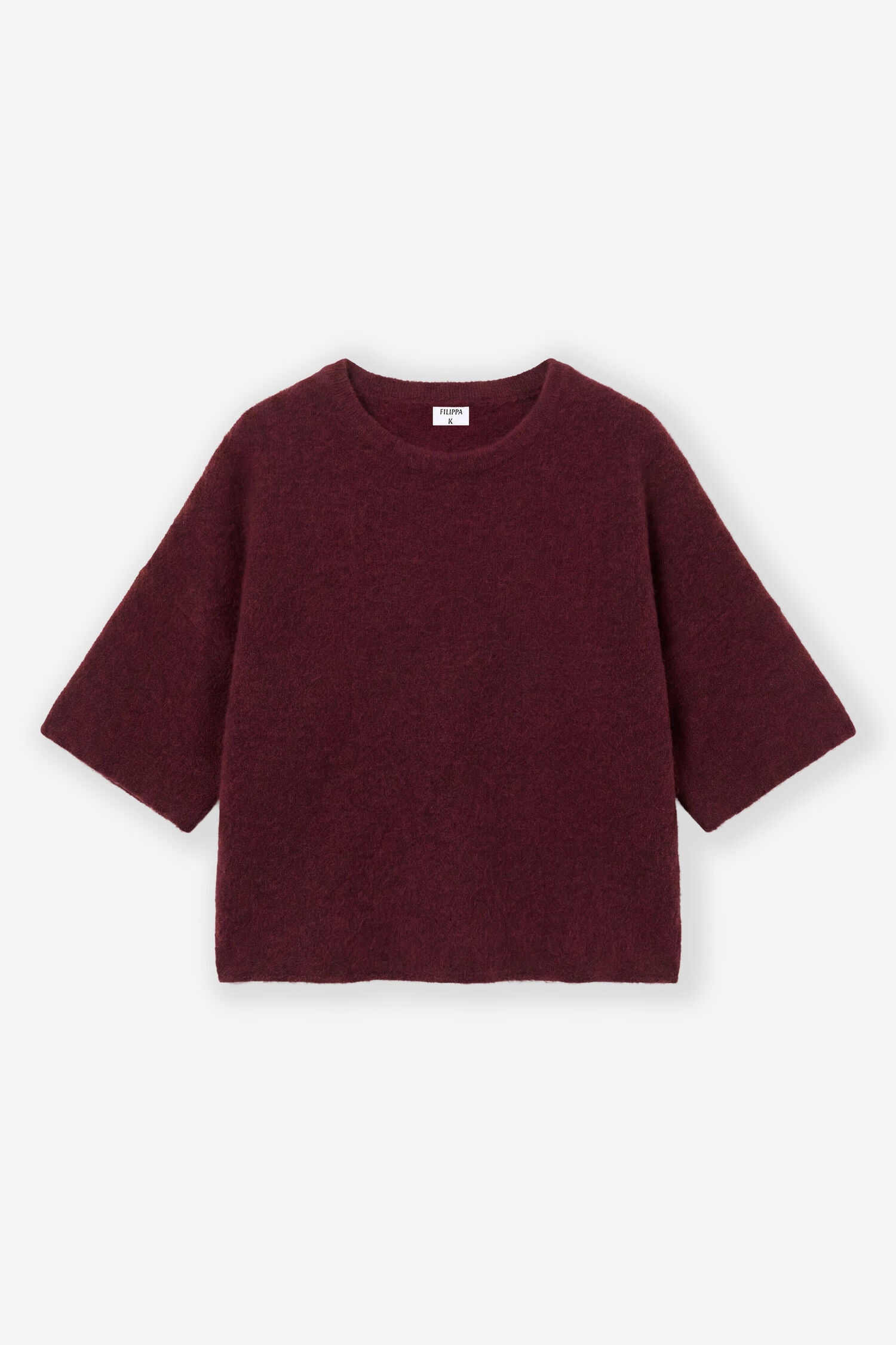 Filippa K naisten neulepusero Wool Yak Tee, punainen