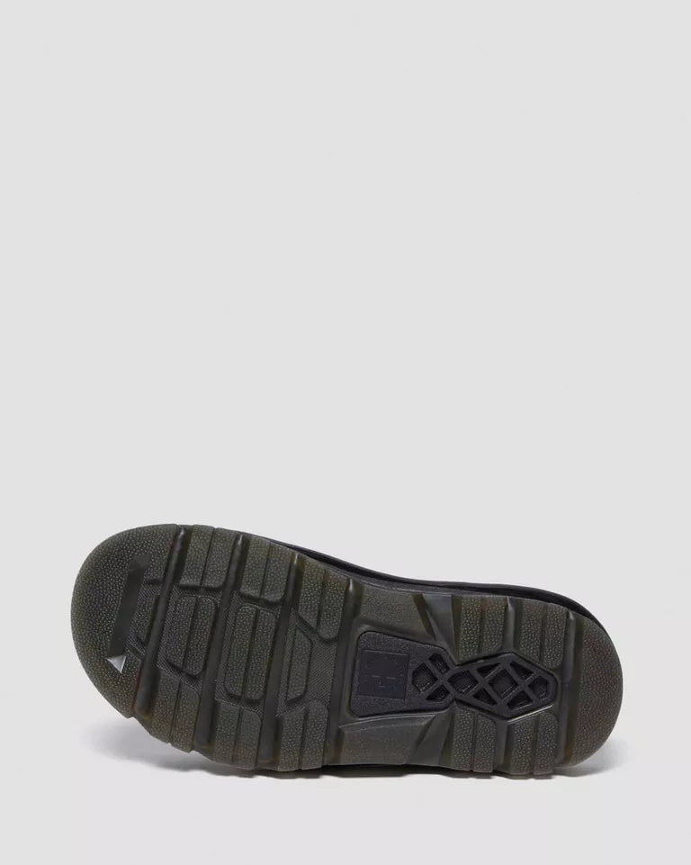 Dr. Martens naisten sandaalit Zebzag Suede Casual Slingback Platform Mules, musta