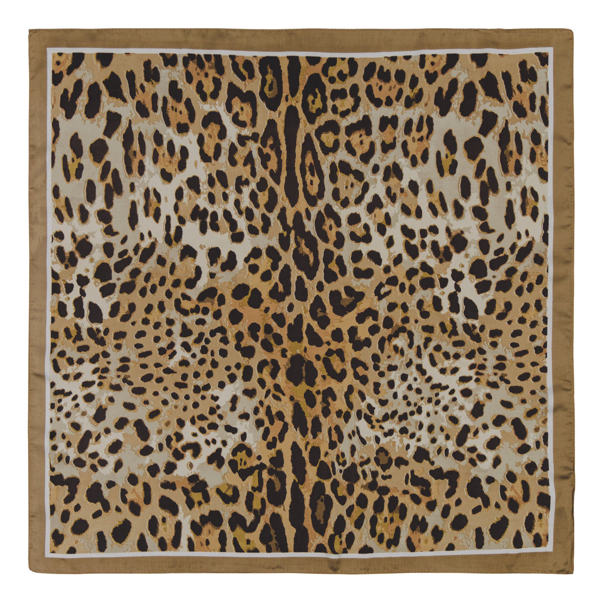 Klement 70 x 70 Linnea Huivi, ruskea kuosillinen