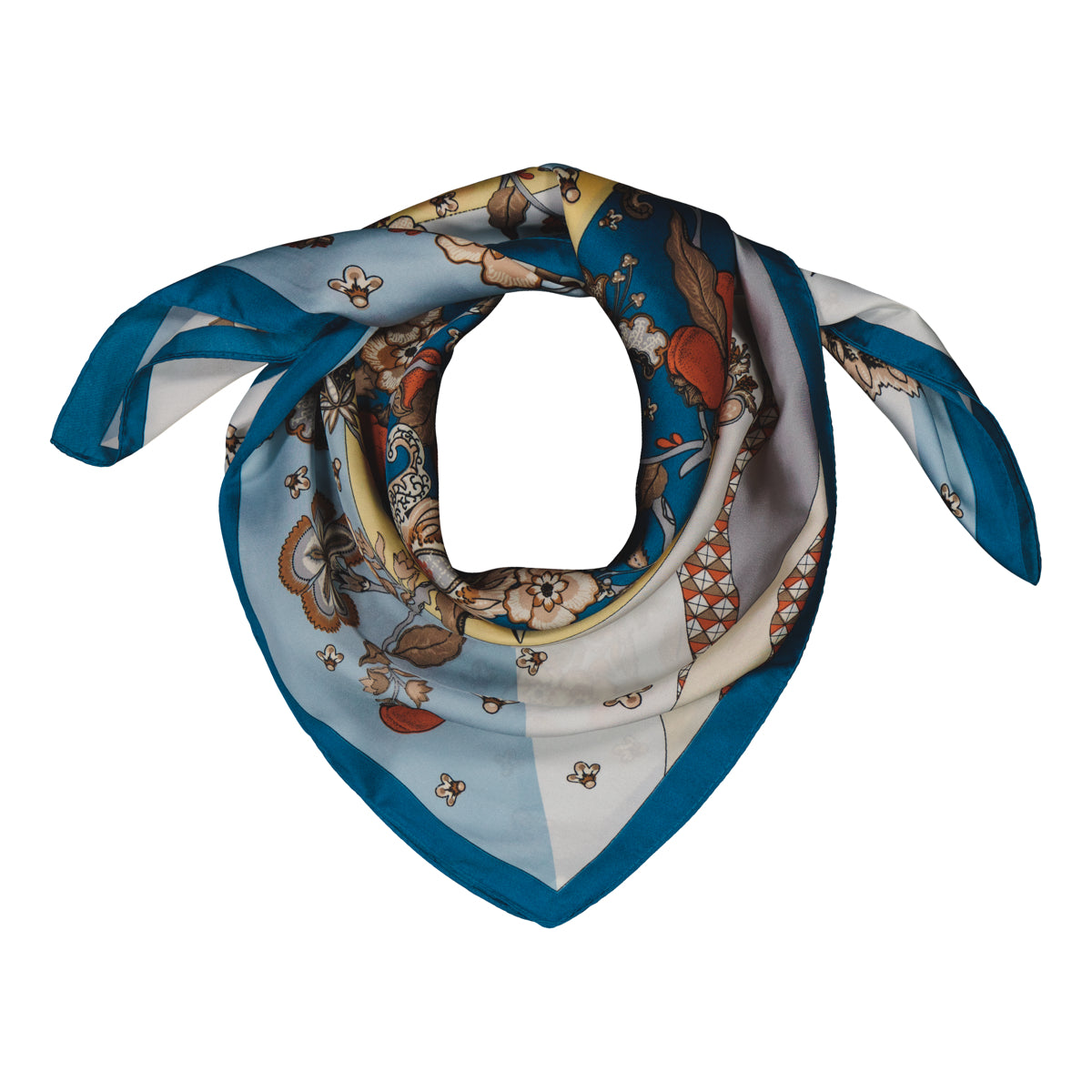 Klement 70 x 70 Linnea Huivi, sininen kuosi