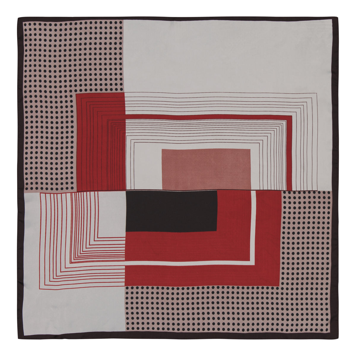 Klement 70 x 70 Linnea Huivi, Kuosi punainen