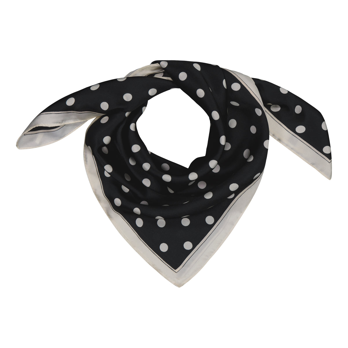 Klement 70 x70 Linnea Huivi, musta kuosi