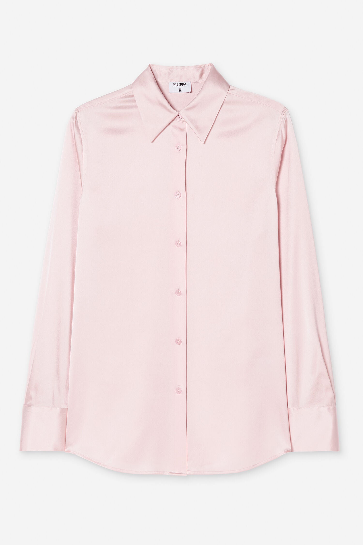 Filippa K naisten paitapusero Silk Shirt, vaaleanpunainen