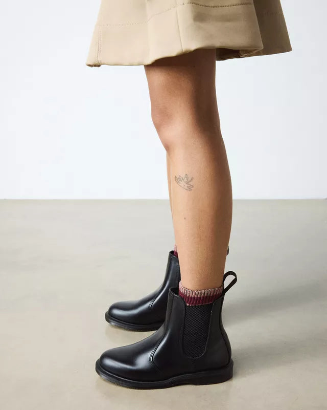 Dr. Martens Naisten Nilkkurit Flora, musta