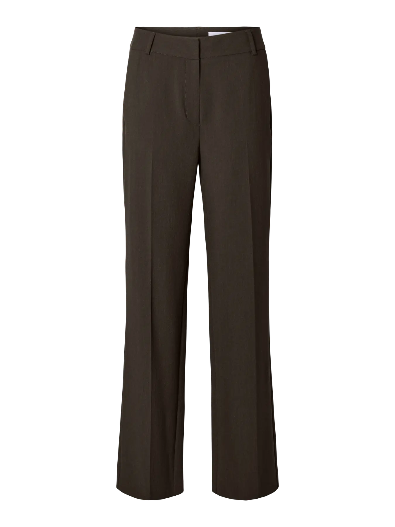SLFRITA MW WIDE PANT MEL NOOS Delicioso MELANGE