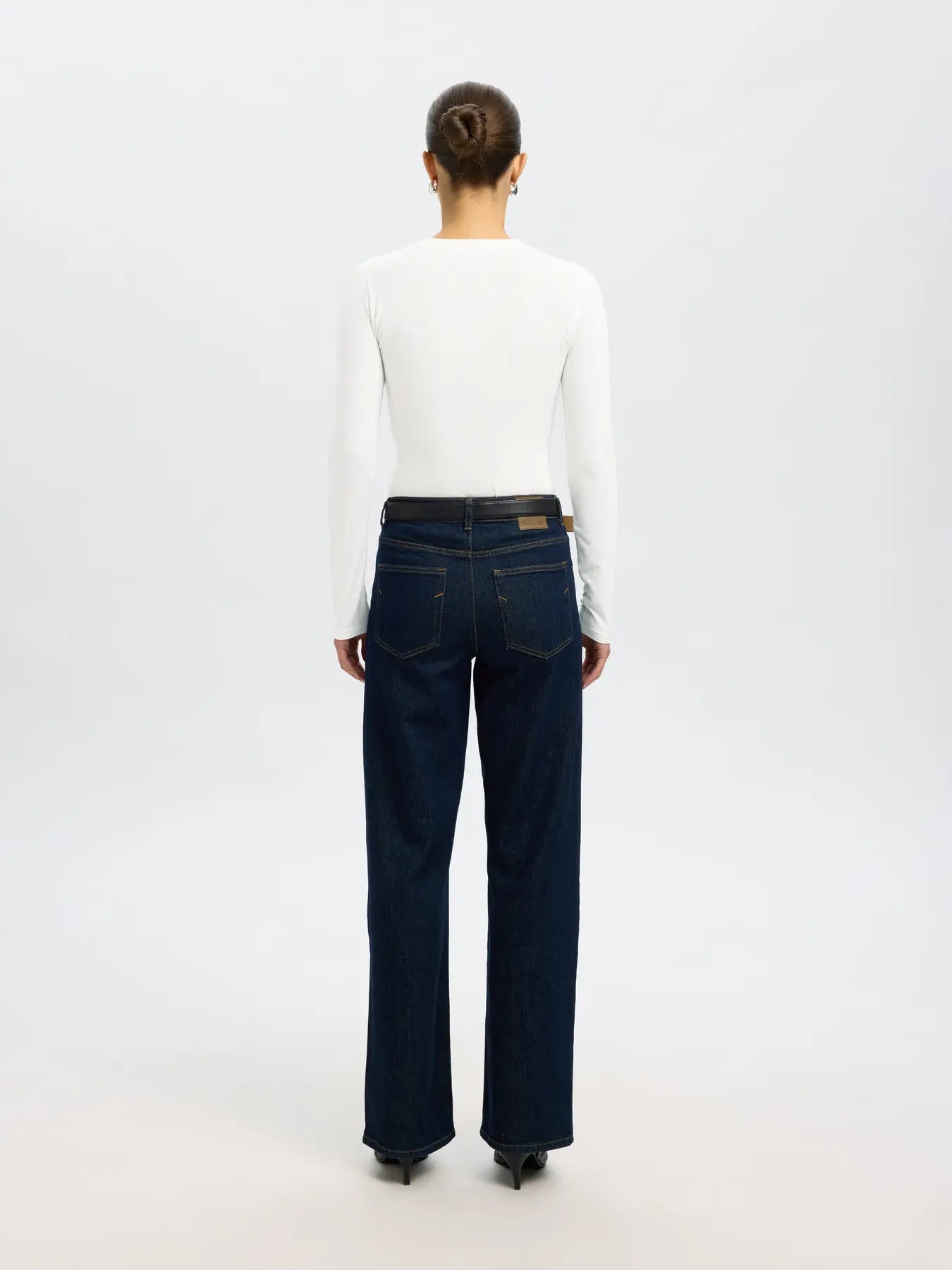 SLFMANJA LS O-NECK NOOS Snow White