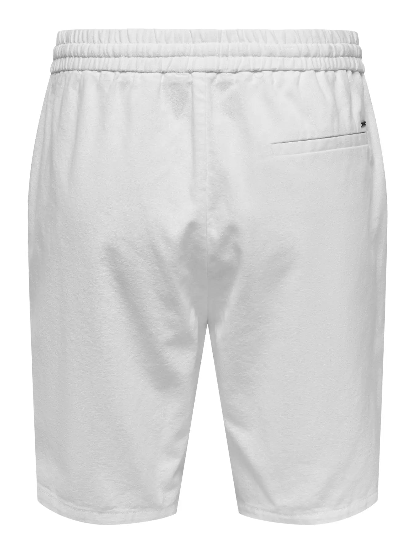 ONSLINUS 0007 COT LIN SHORTS NOOS Bright White
