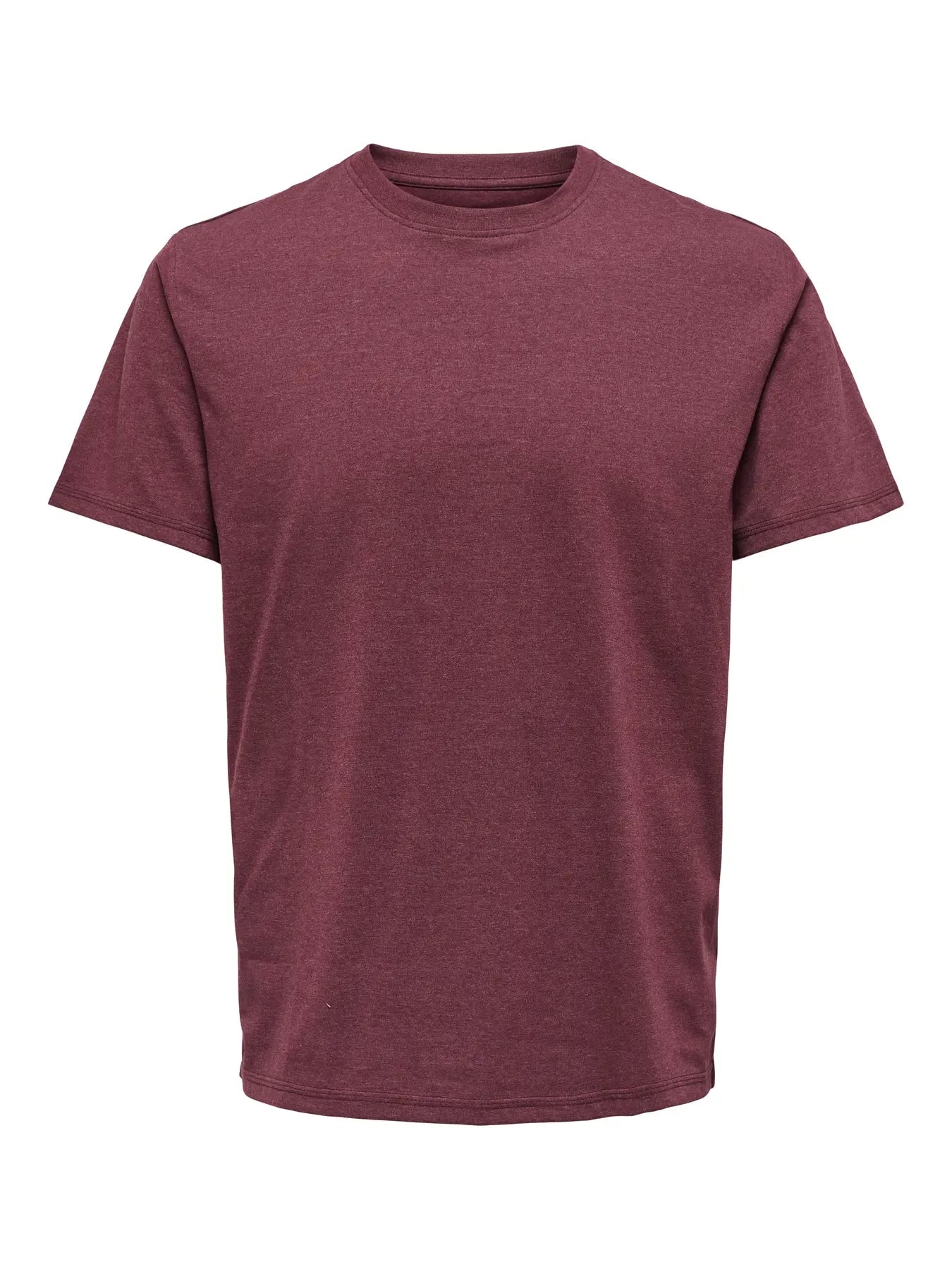 ONSMAX LIFE SS STITCH TEE NOOS Port Royale MELANGE