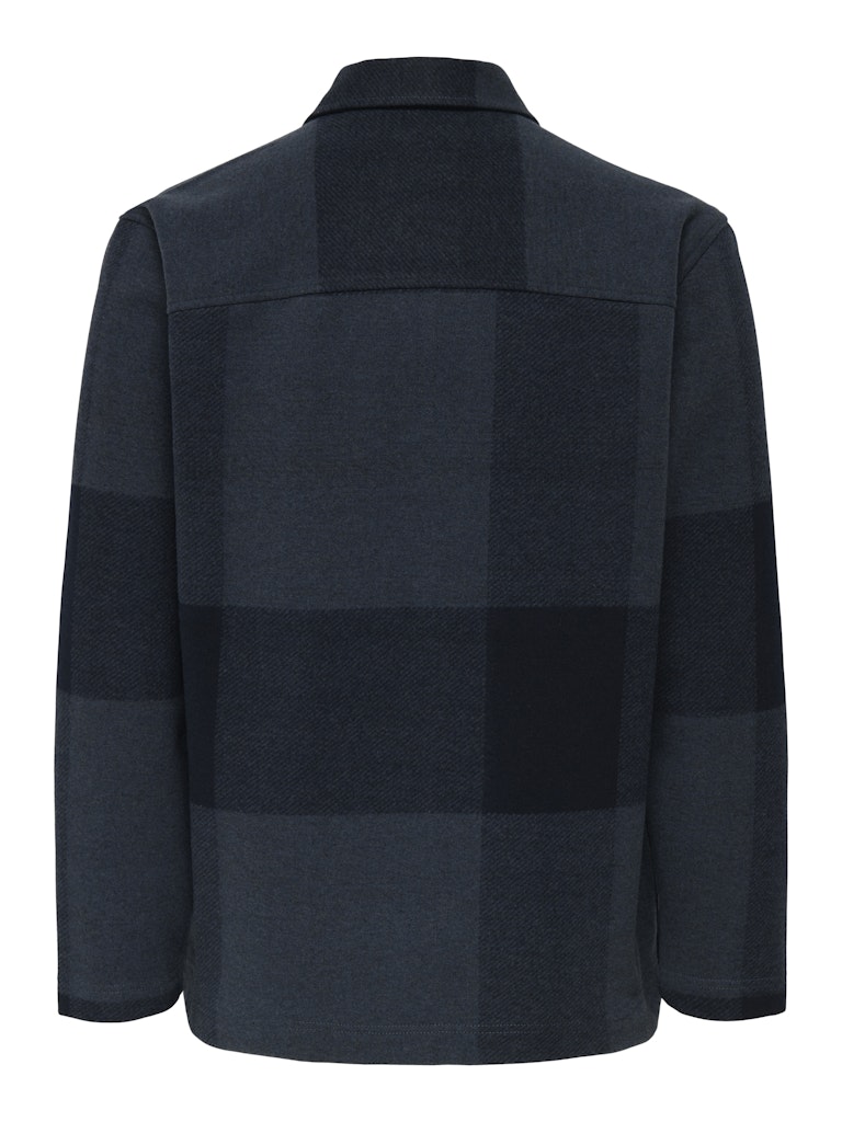 ONSWAKE CHECKED ZIP OVERSHIRT Vintage Indigo