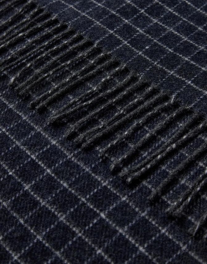 Gino Marcello huivi Checked Scarf, sininen ruutu