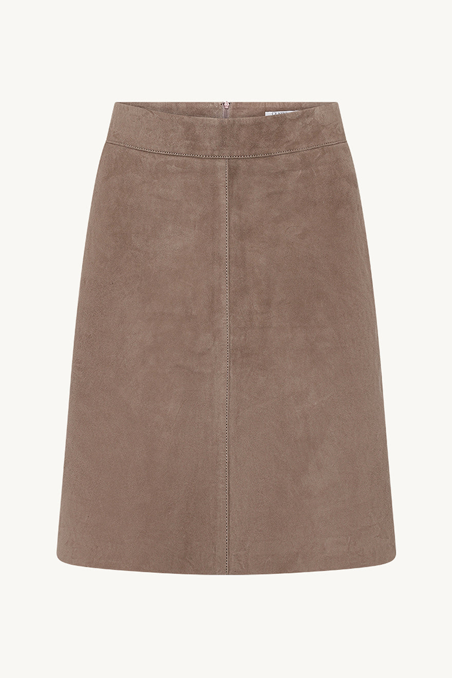 Claire naisten mokkahame Norma, ruskeanharmaa