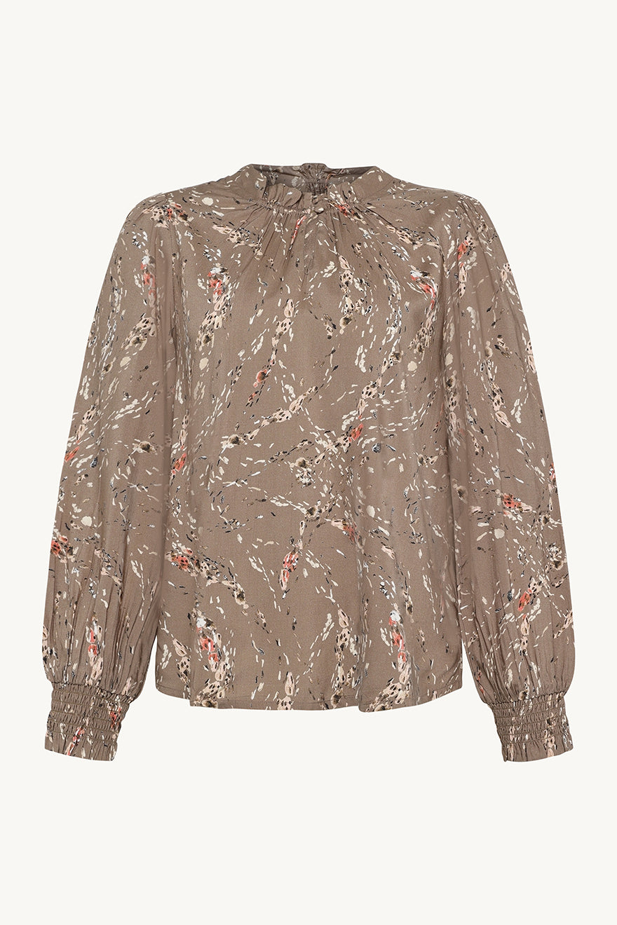 Claire naisten pusero Raquel, kuosillinen beige