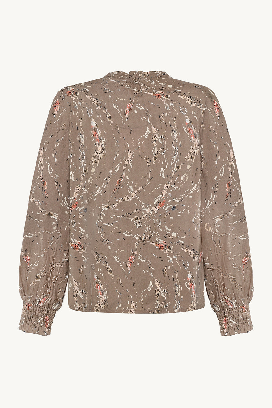 Claire naisten pusero Raquel, kuosillinen beige